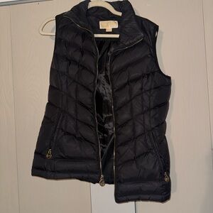 Michael Kors Women’s Black Quilted Puffer Vest. Size Small